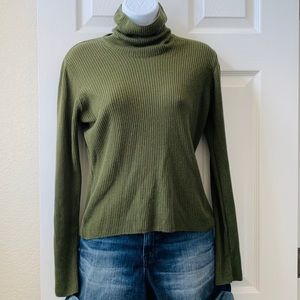 Vintage Laura Ashley Merino Turtleneck
